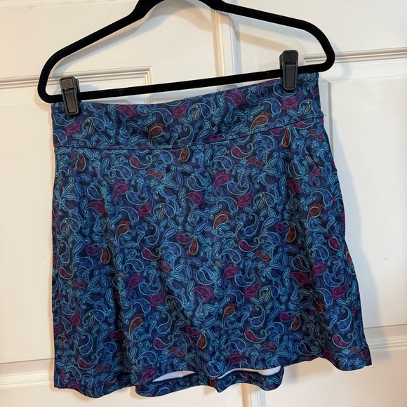 Greg Norman Collection Dresses & Skirts - Greg Norman Collection Blue Paisley Skirt